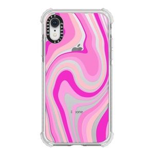 NWB Pink Swirls Transparent Pattern XR